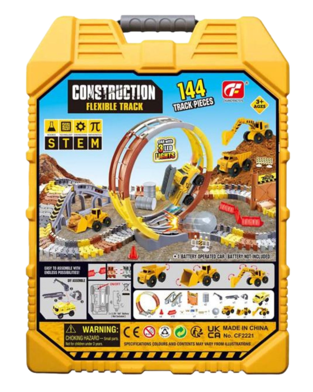 Construction Flexible Race Track Set