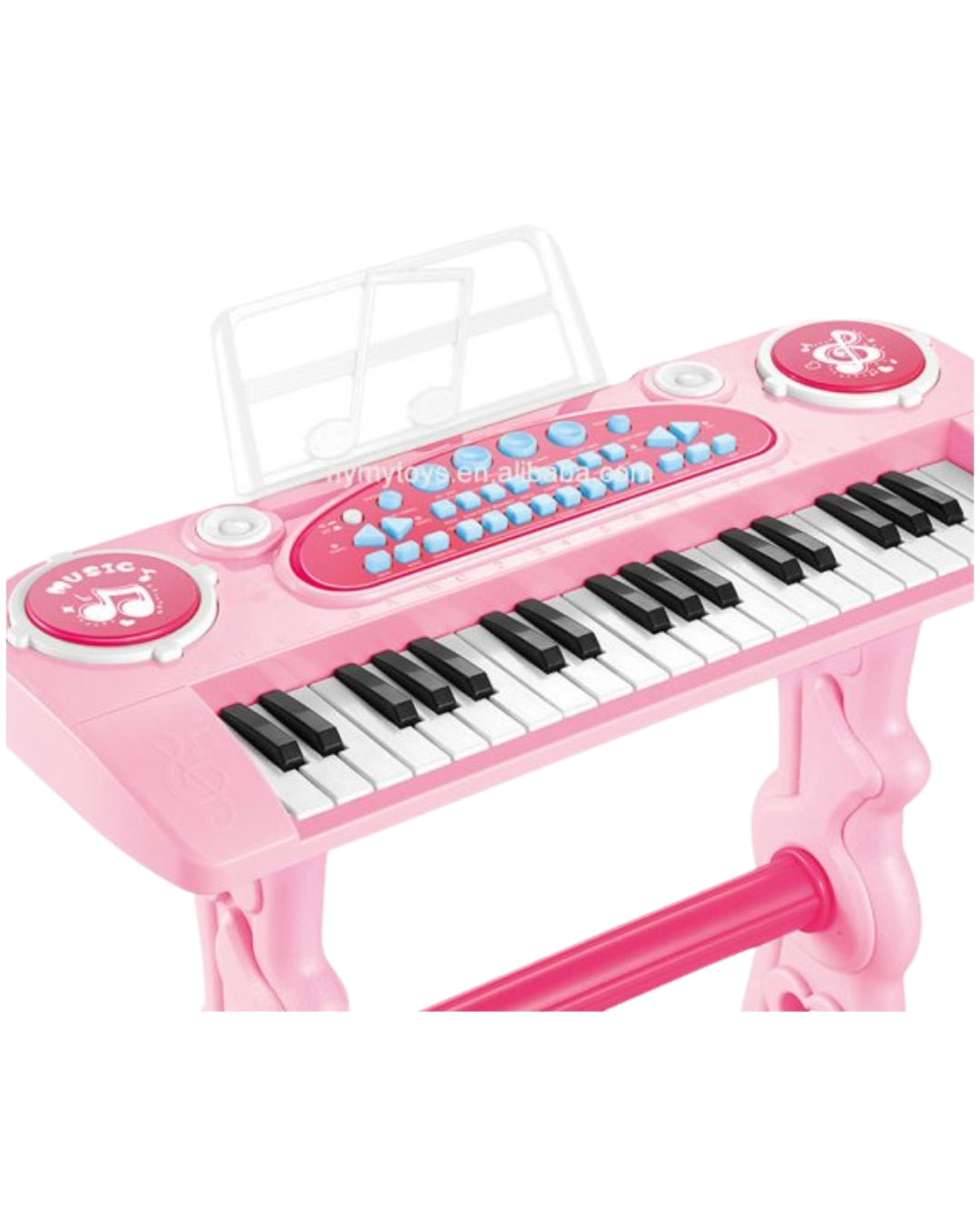 Kids 37 Key Keyboard Pink Set