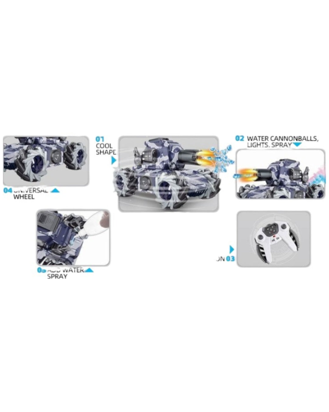 Remote Control Stunt Tank