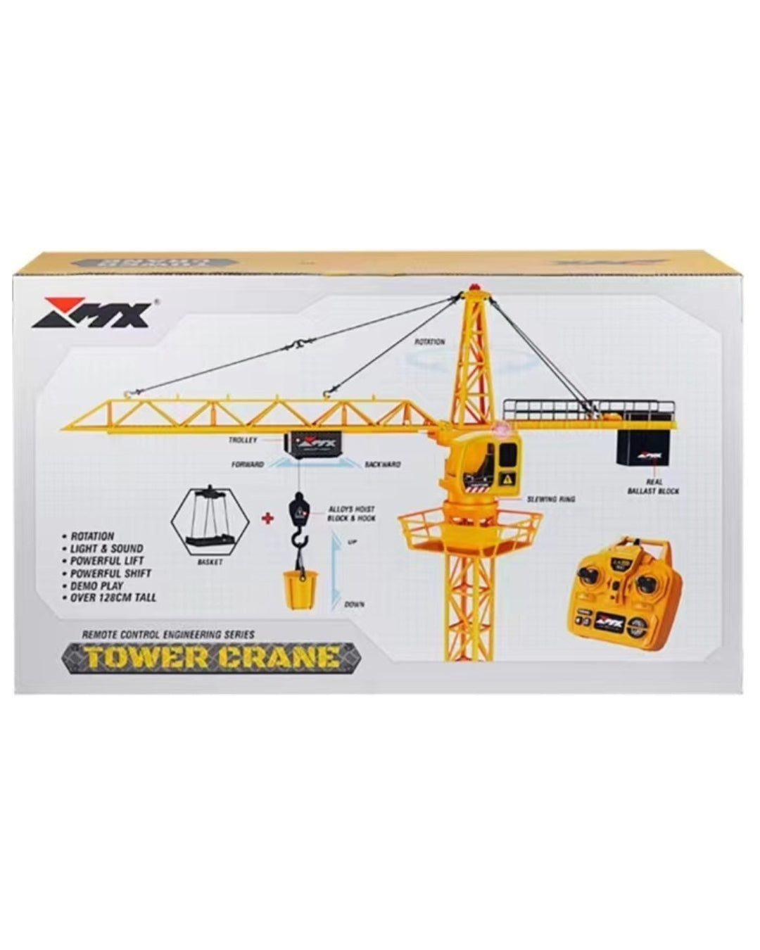 9-Channel Remote Control Tower Crane
