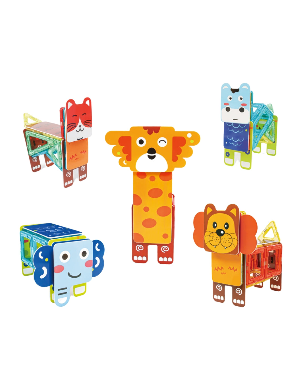 98-Piece Magnetic Building Tiles Set