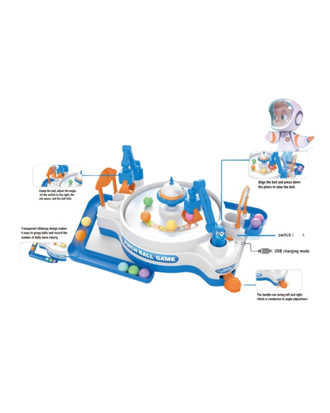 Space Pinball Table Game