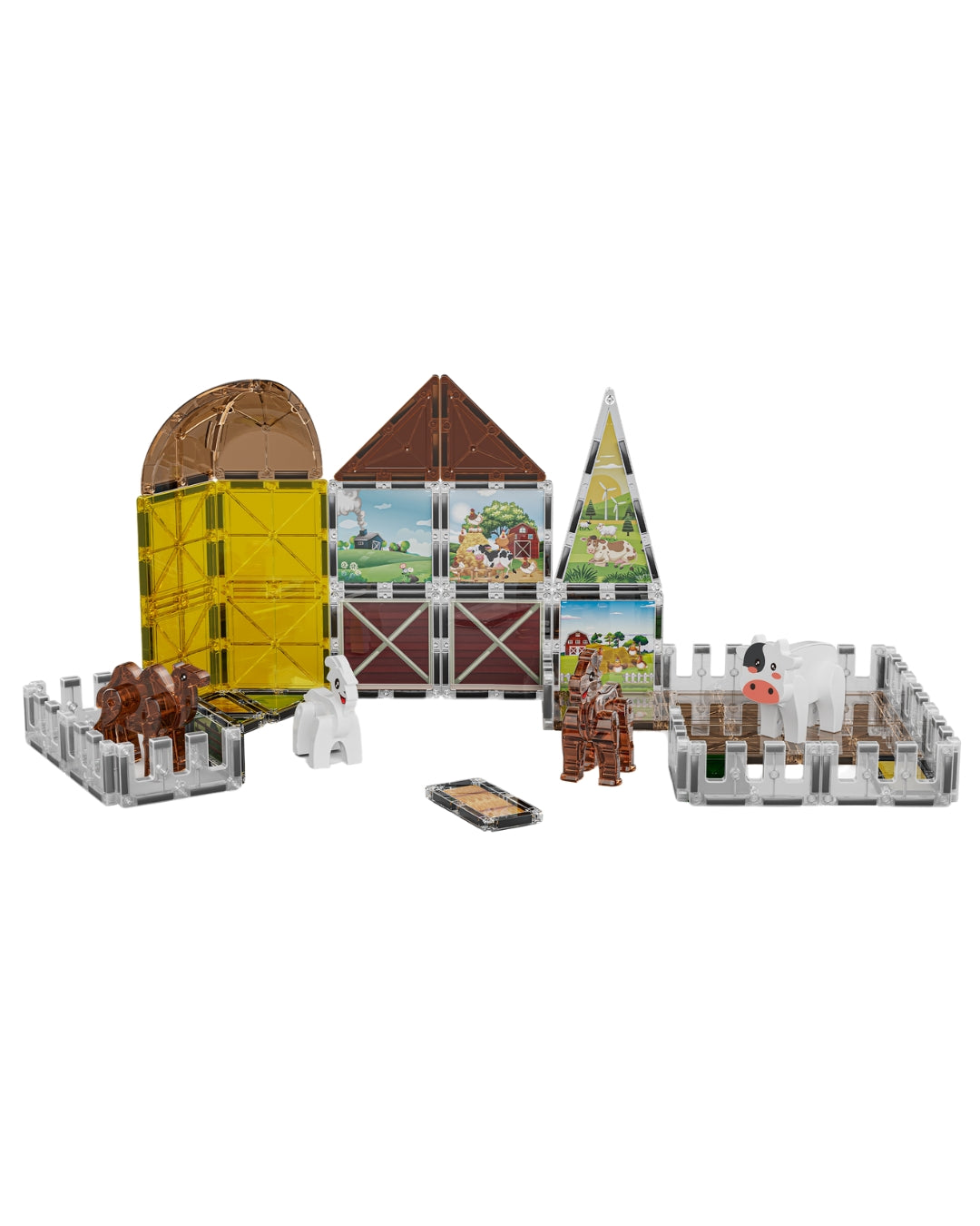 Farm Animal Building Toy Set
