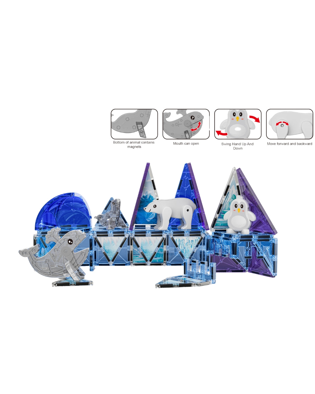 Ocean Magnetic Tiles Set