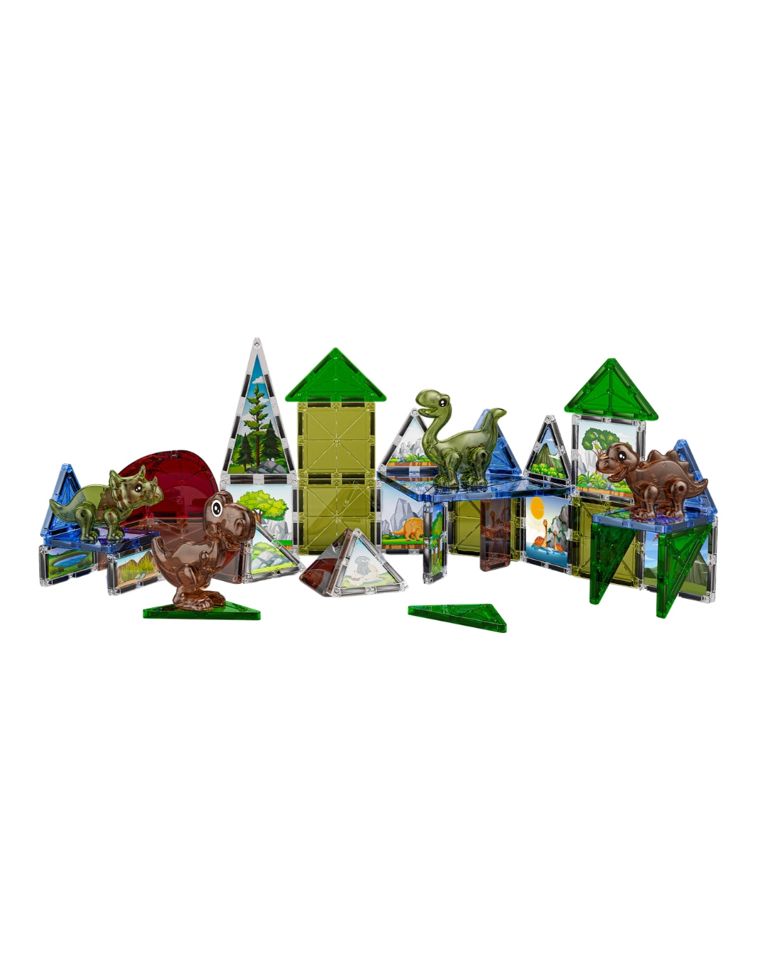 Dinosaur Magnetic Tiles Set