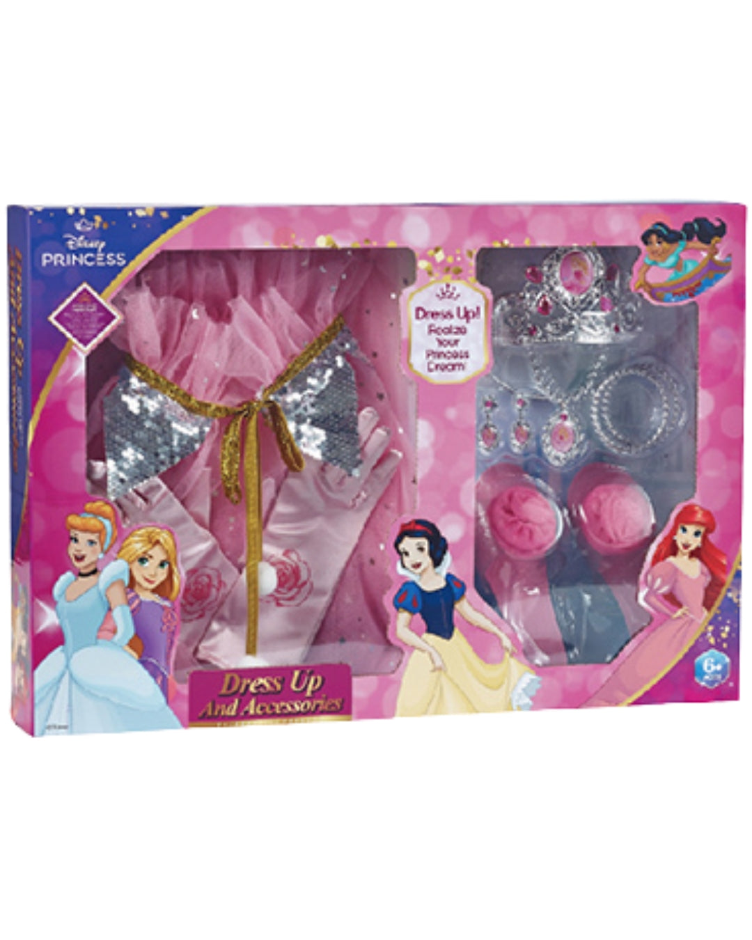 Disney Princess Dress-Up Costume & Accessories Play Set TOYS 4 LESS Disney Princess Dress-Up Costume & Accessories Play Set TOYS 4 LESS