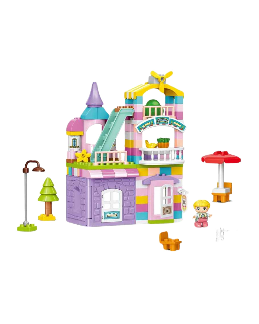 Girl Villa Building Block Set (Assorted)