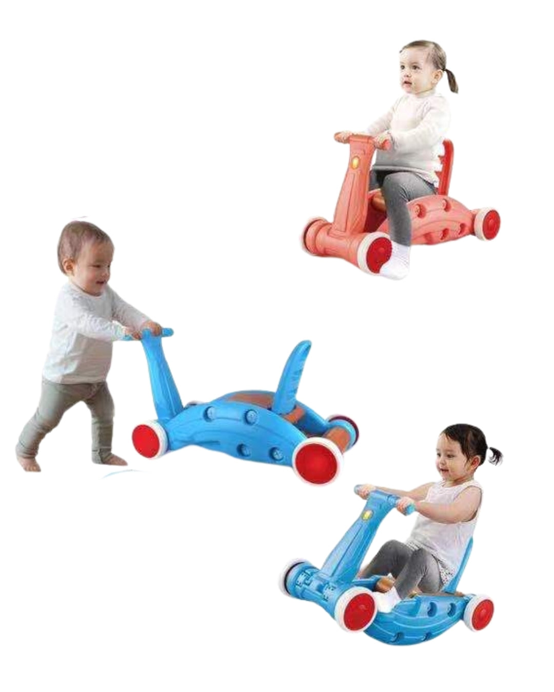 3-in-1 Baby Walker, Rocker & Tackle