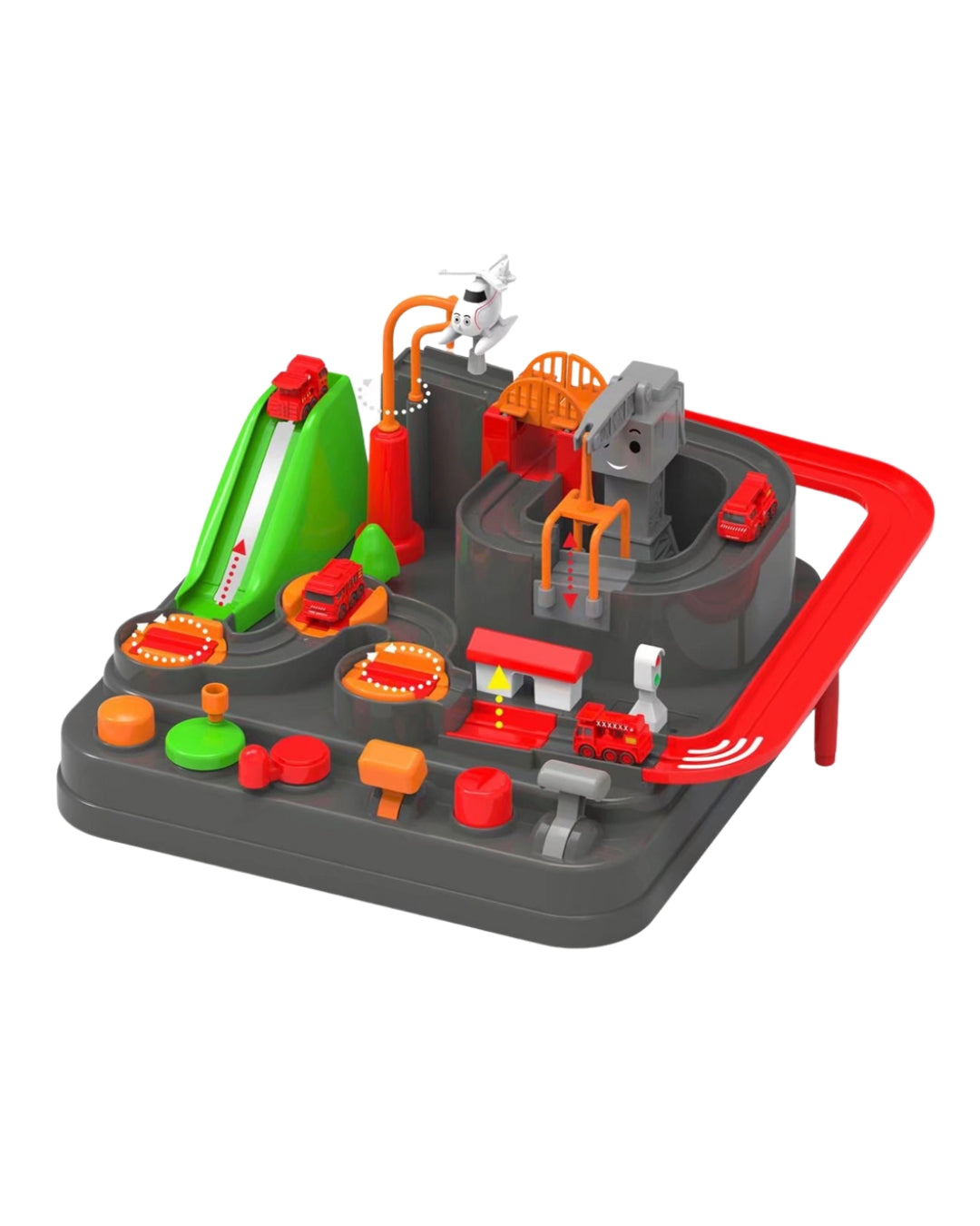 Fire Adventure Car Track Playset