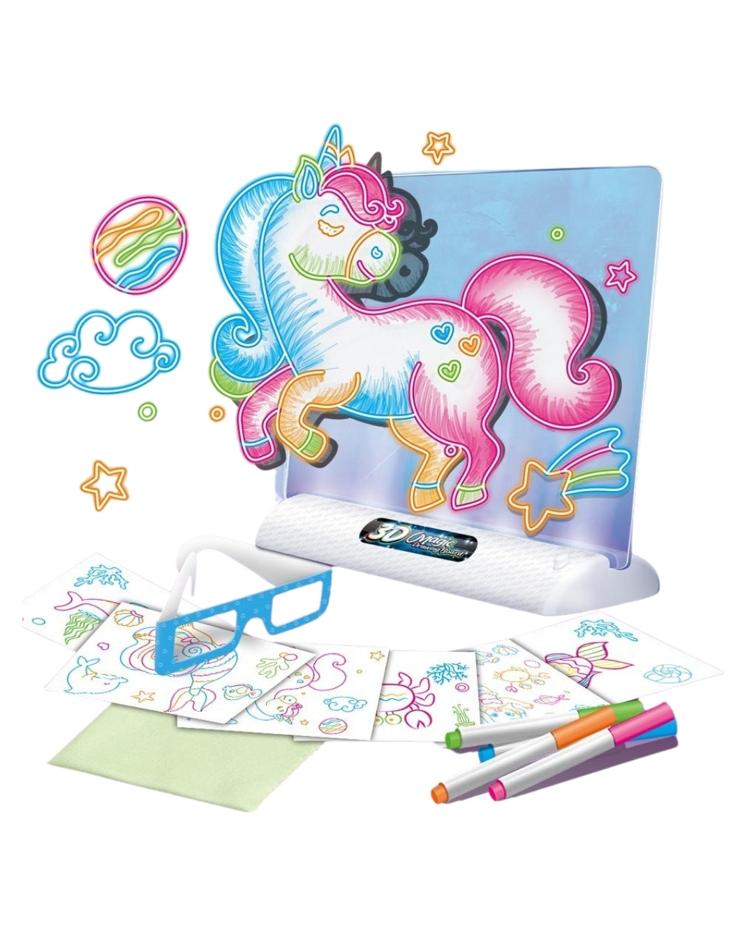 Learning World 3D Magic Drawing Board