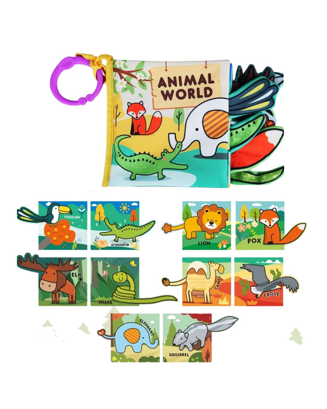Baby Cloth Book – Animal World