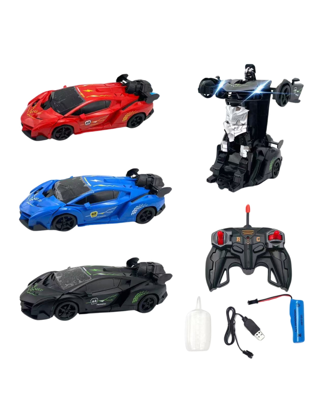 R/C Transforming Robot Car (Assorted)