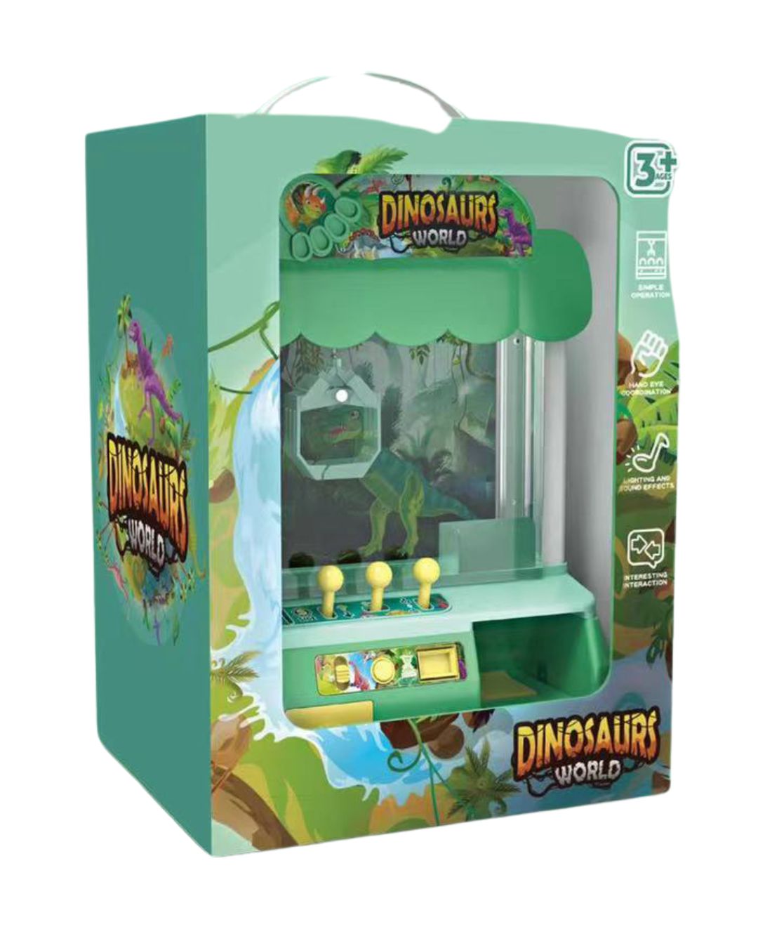Dinosaur-Themed Claw Machine Toy