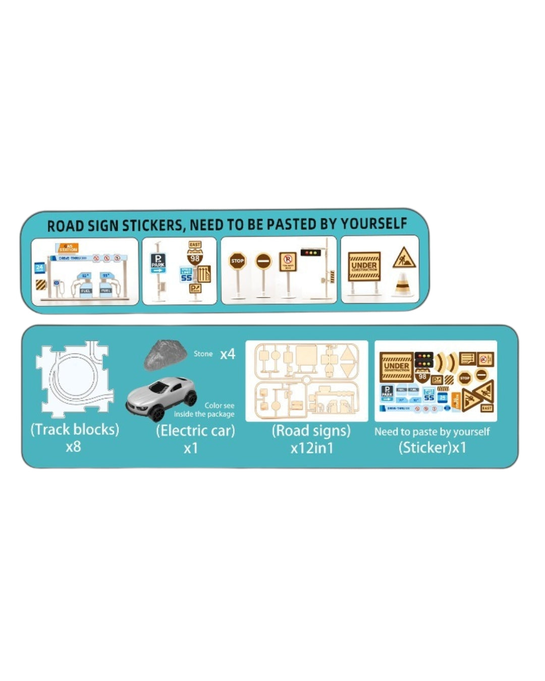 Puzzle Track Dinosaur Series Toy Set