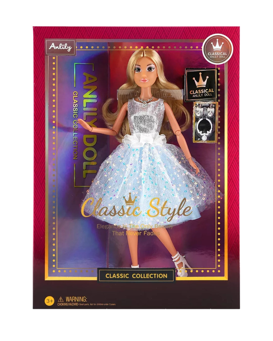 Anlily Classic Style Fashion Doll