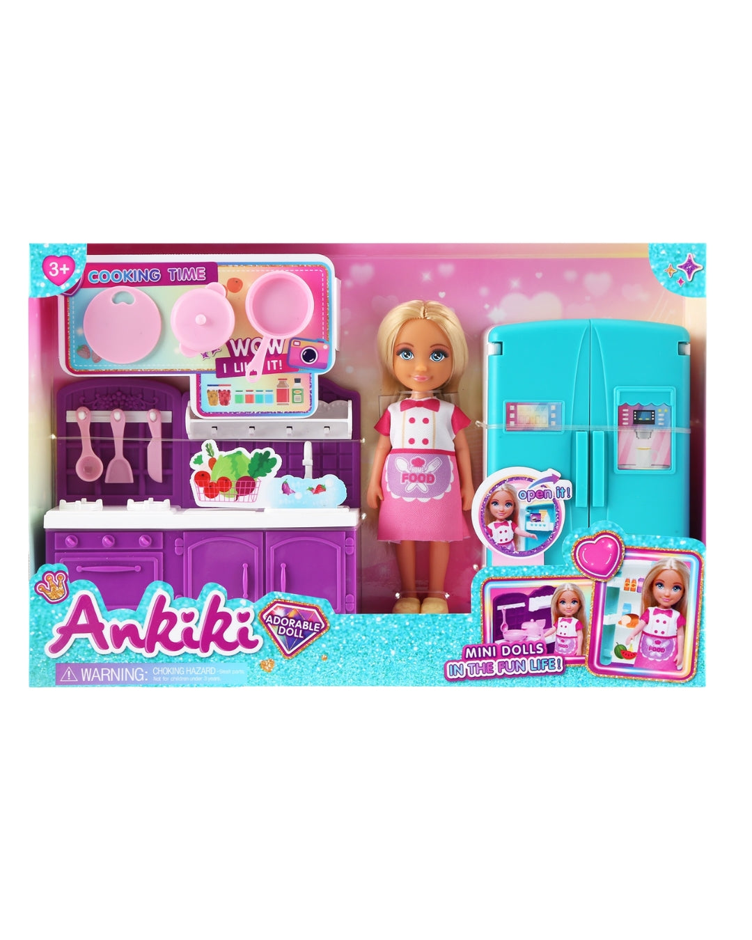 Ankiki Cooking Time Doll Playset