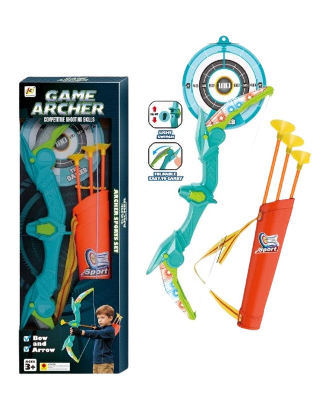 Game Archer Bow & Target Set
