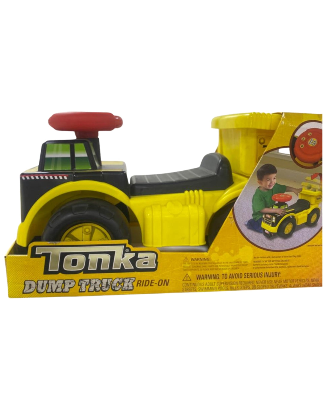 Tonka Dump Truck Ride-On Toy