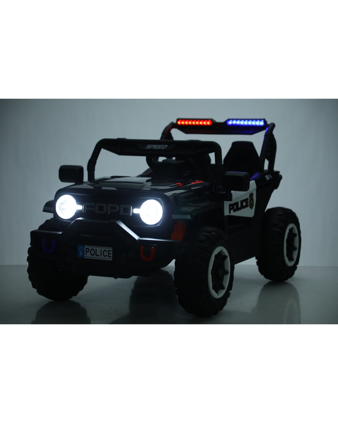 Rechargeable Police Jeep