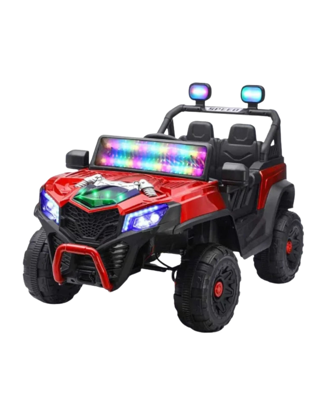Red Kids Ride-On Jeep