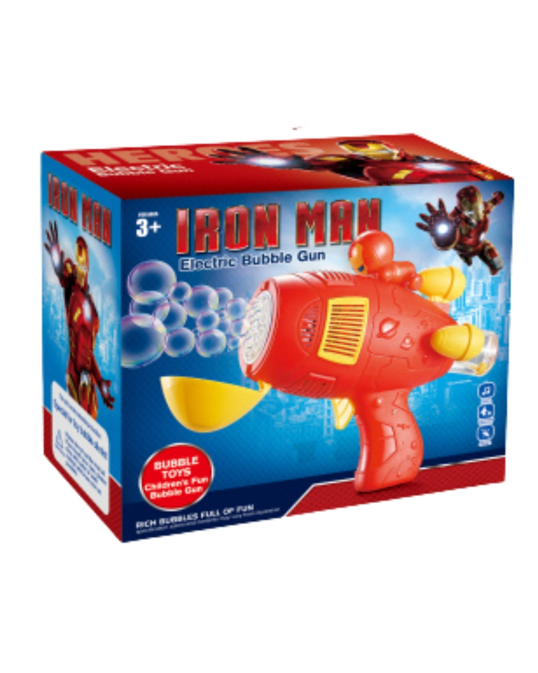 Iron Man Electric Bubble Gun