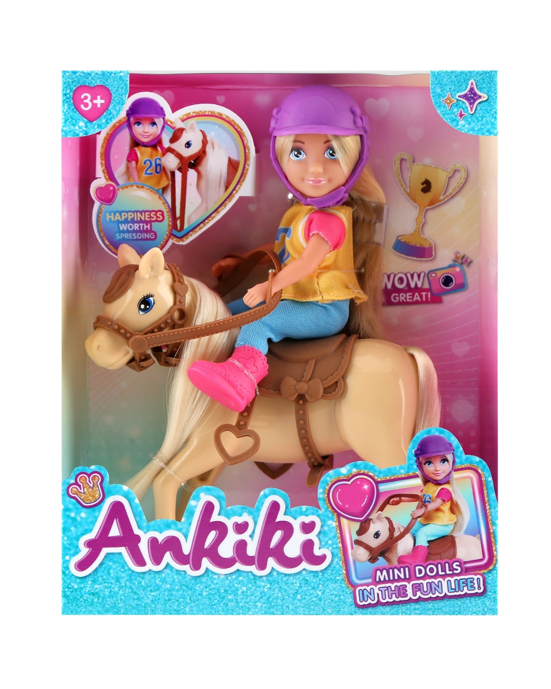 Ankiki Rider Doll Set with Pony