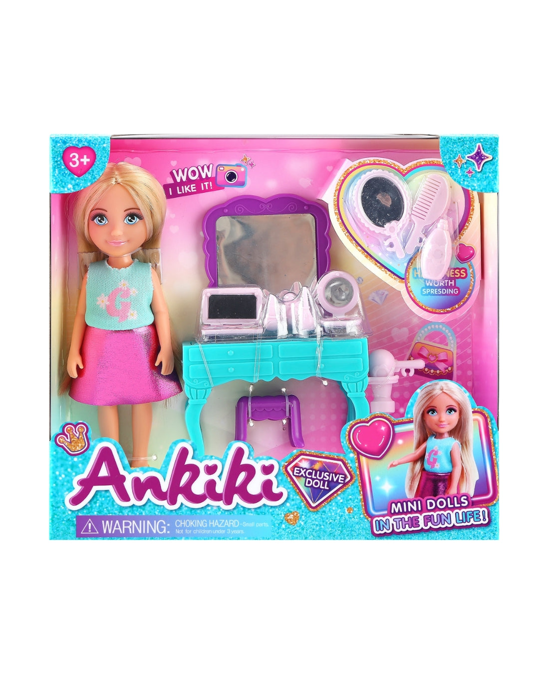 Ankiki Fashion Doll Beauty Salon Playset