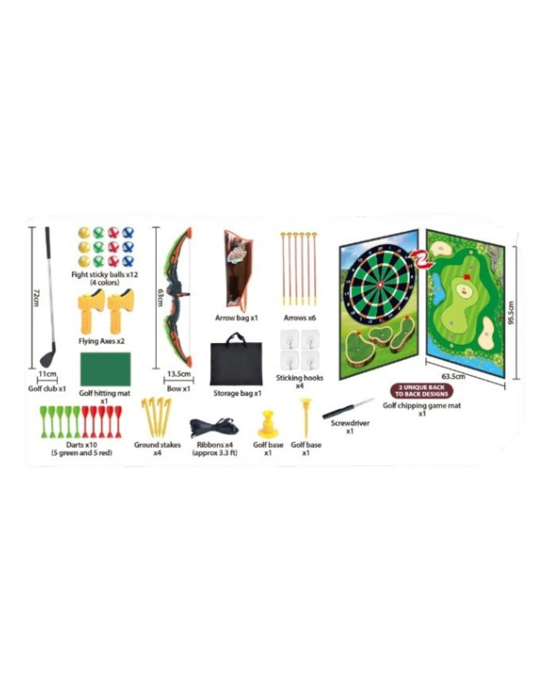 4-in-1 Multi-Game Target Set