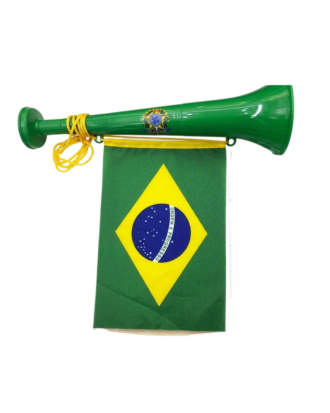 Brazil Supporter Horn with Flag