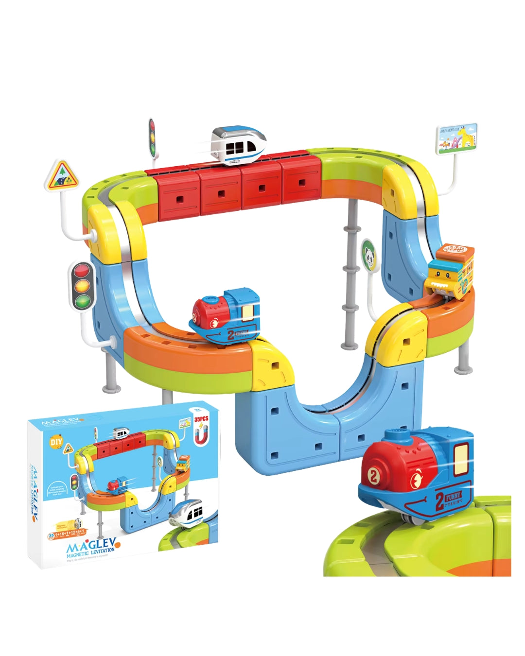 Magnetic Truck Rail Set