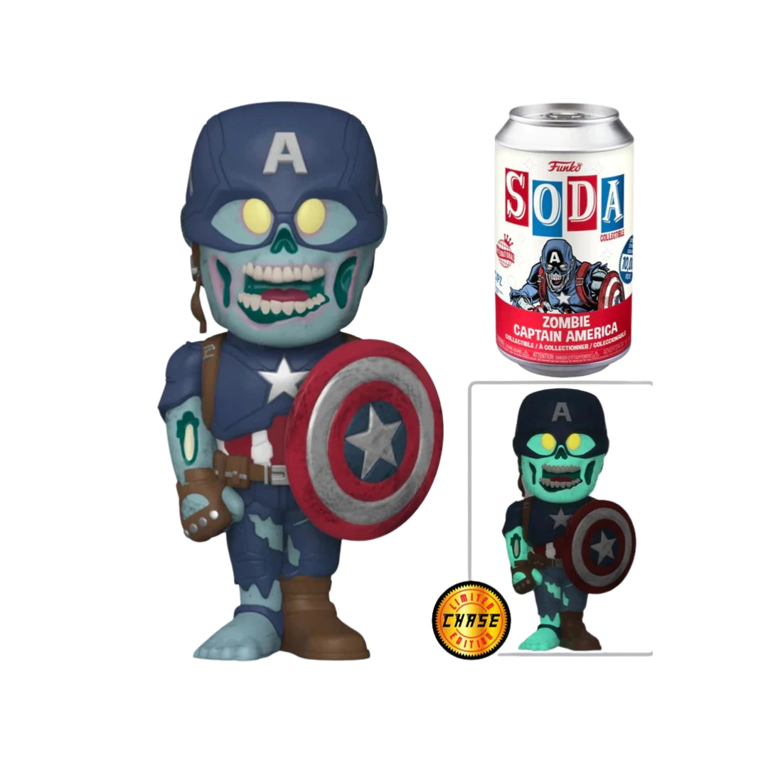 Funko Vinyl SODA : Zombie Captain America