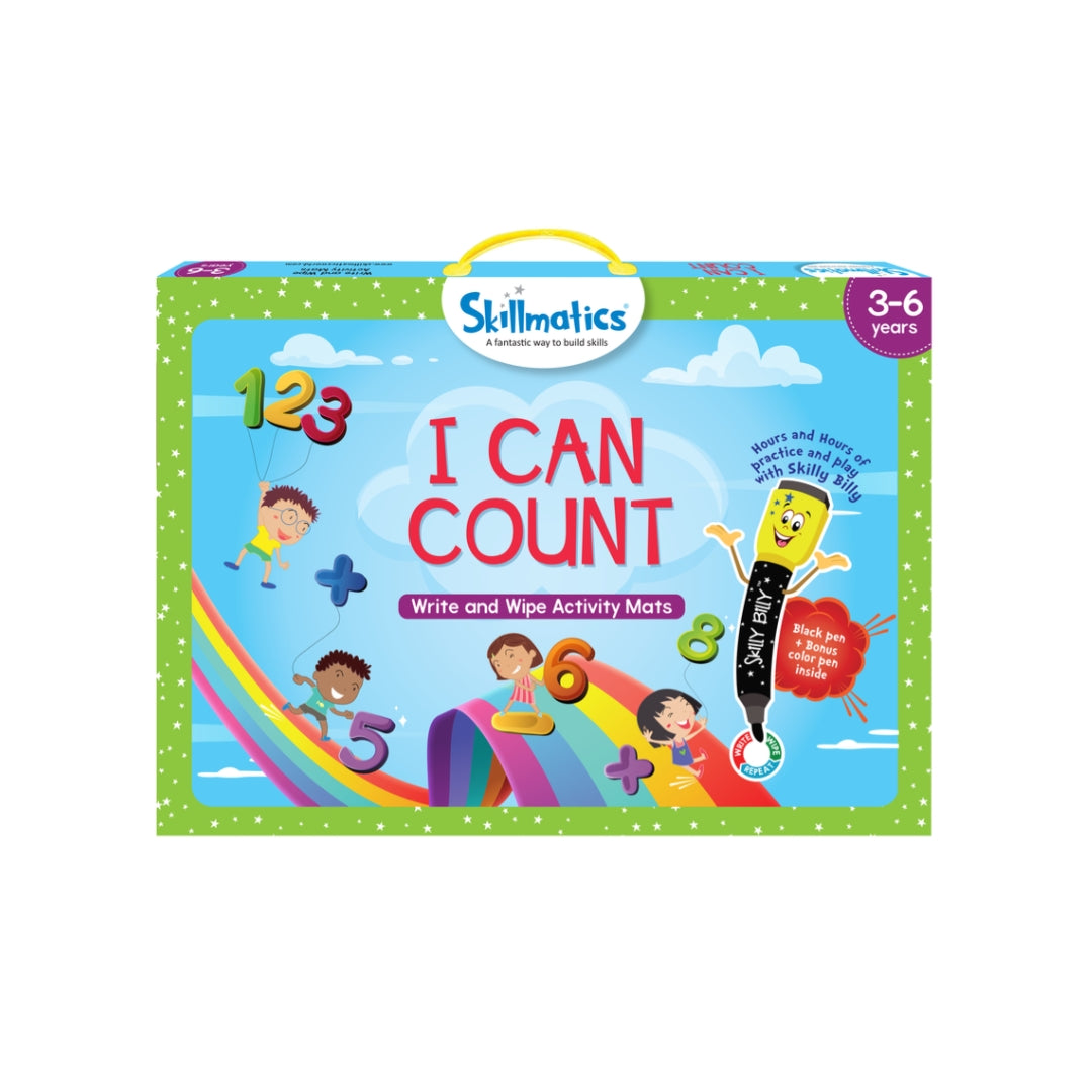 Skillmatics I Can Count Write And Wipe Activity Mats