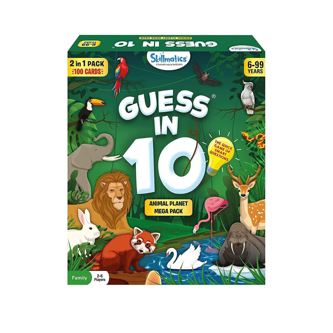 Skillmatics Guess In 10 Animal Planet Mega Pack