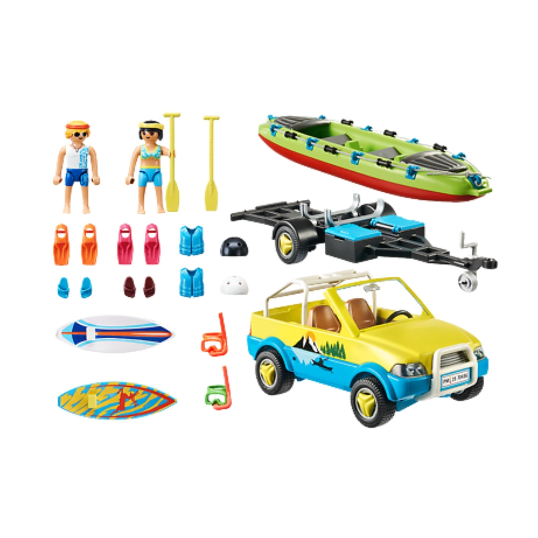 Playmobil Beach Car with Canoe