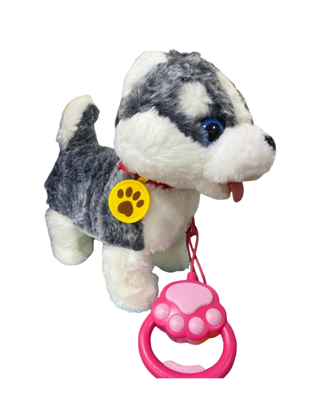 Interactive Husky Plush Toy