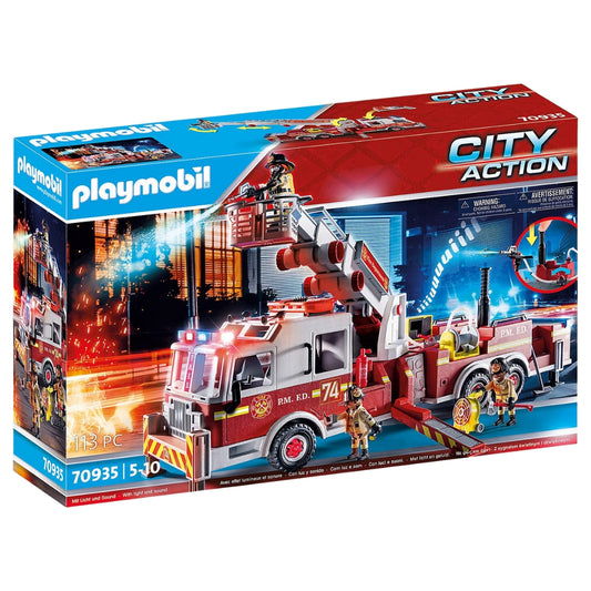 Playmobil City Action – Fire Engine with Tower Ladder