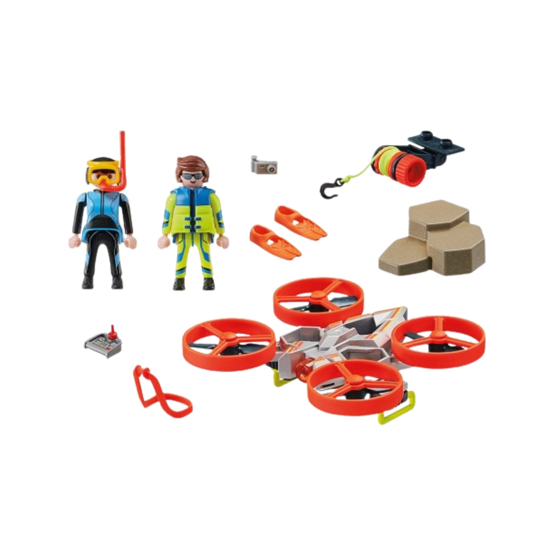 Playmobil Rescue Drone With Diver