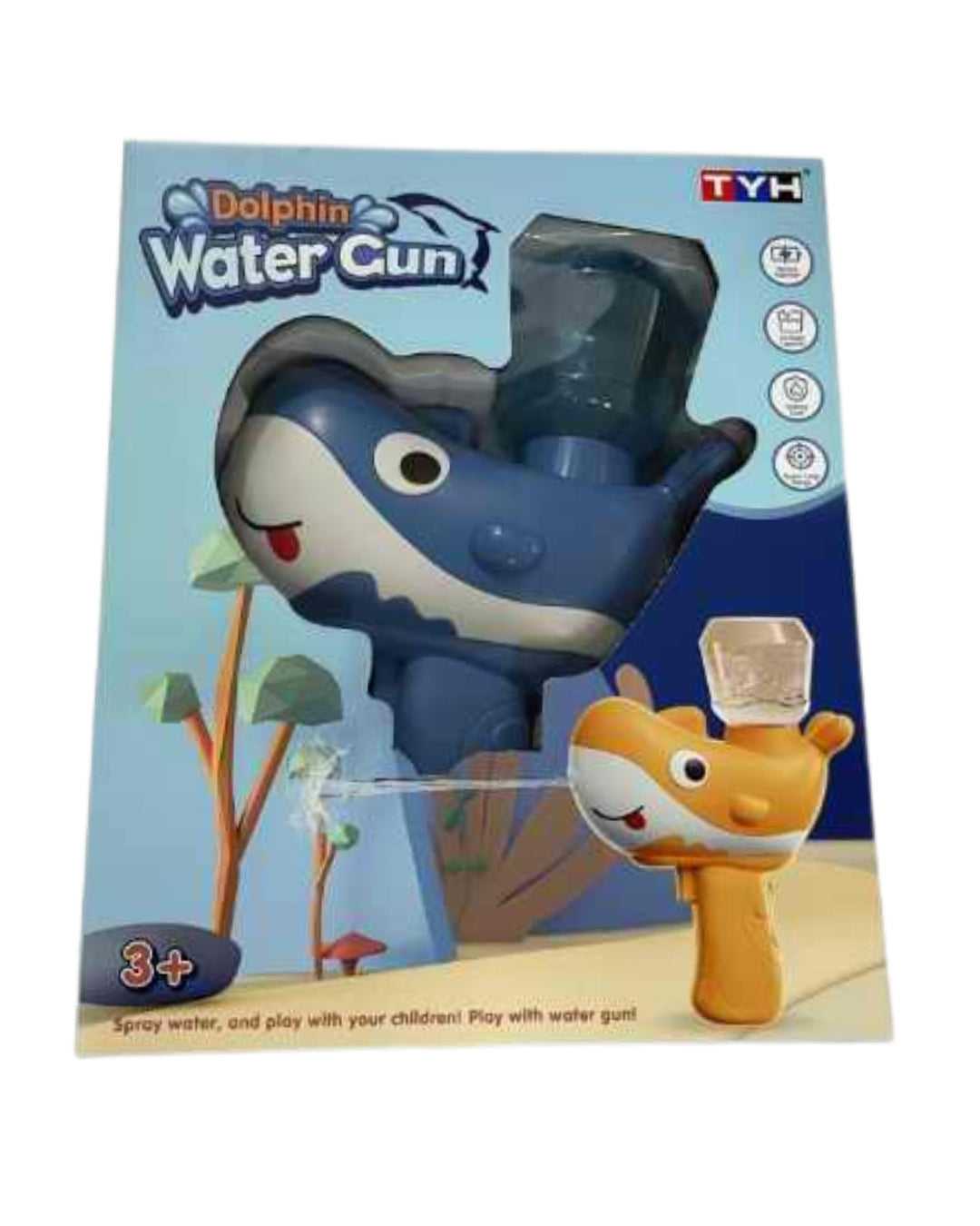 Dolphin Backpack Water Gun