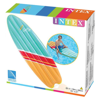 Intex Surf's Up Inflatable Mats with Fiber-Tech Technology (1.78 X 69cm)