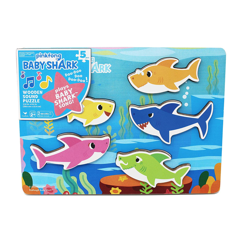 Baby Shark Wooden Sound Puzzle