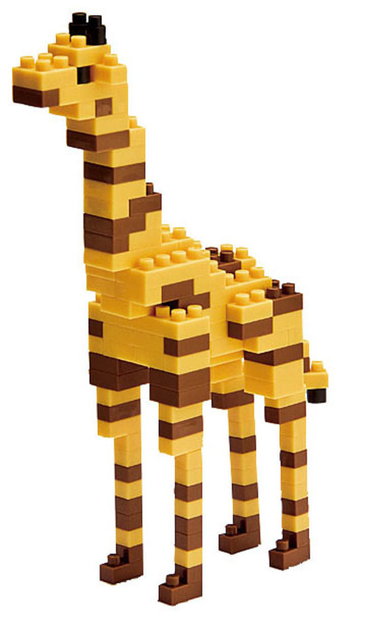 Giraffe Construction Blocks 130Pcs