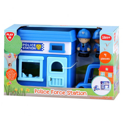 Police Force Station (4 Pieces)