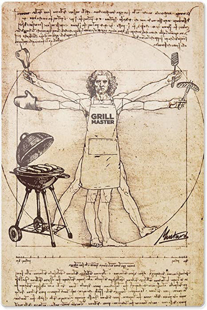 Mustard - Chopping Board, Da Vinci