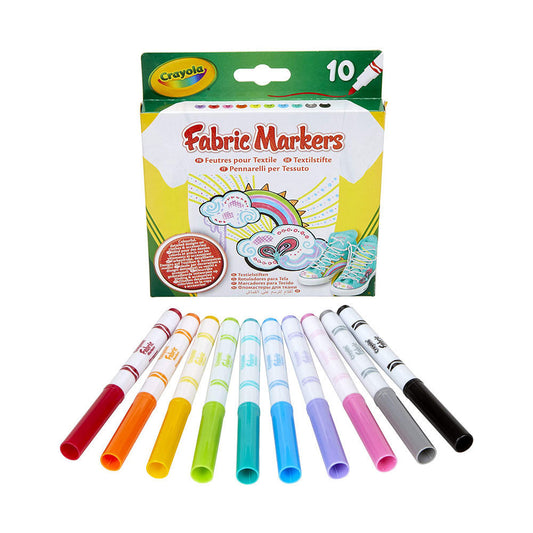 Crayola Fabric Markers (10 Markers)