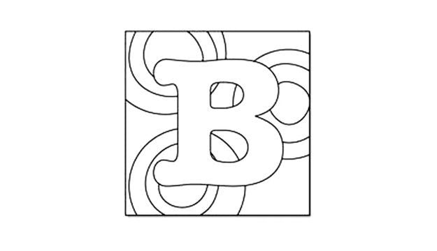 Stephen Joseph - Alphabet Craft Canvas B