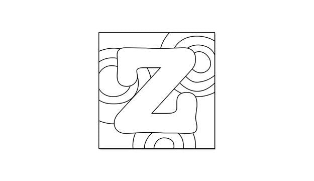 Stephen Joseph - Alphabet Craft Canvas Z