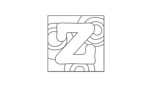 Stephen Joseph - Alphabet Craft Canvas Z