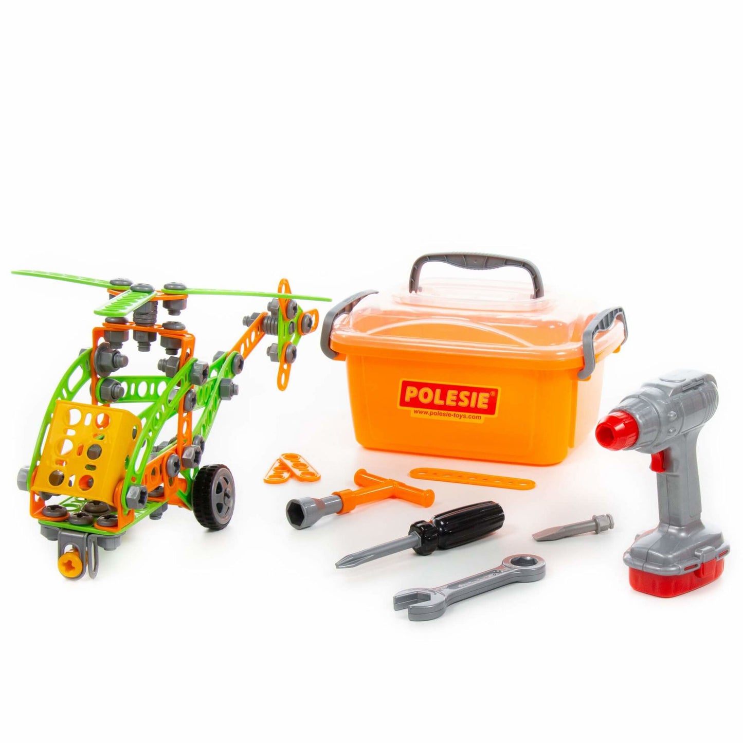 Polesie Design Part Inventor Helicopter (129 Pieces)