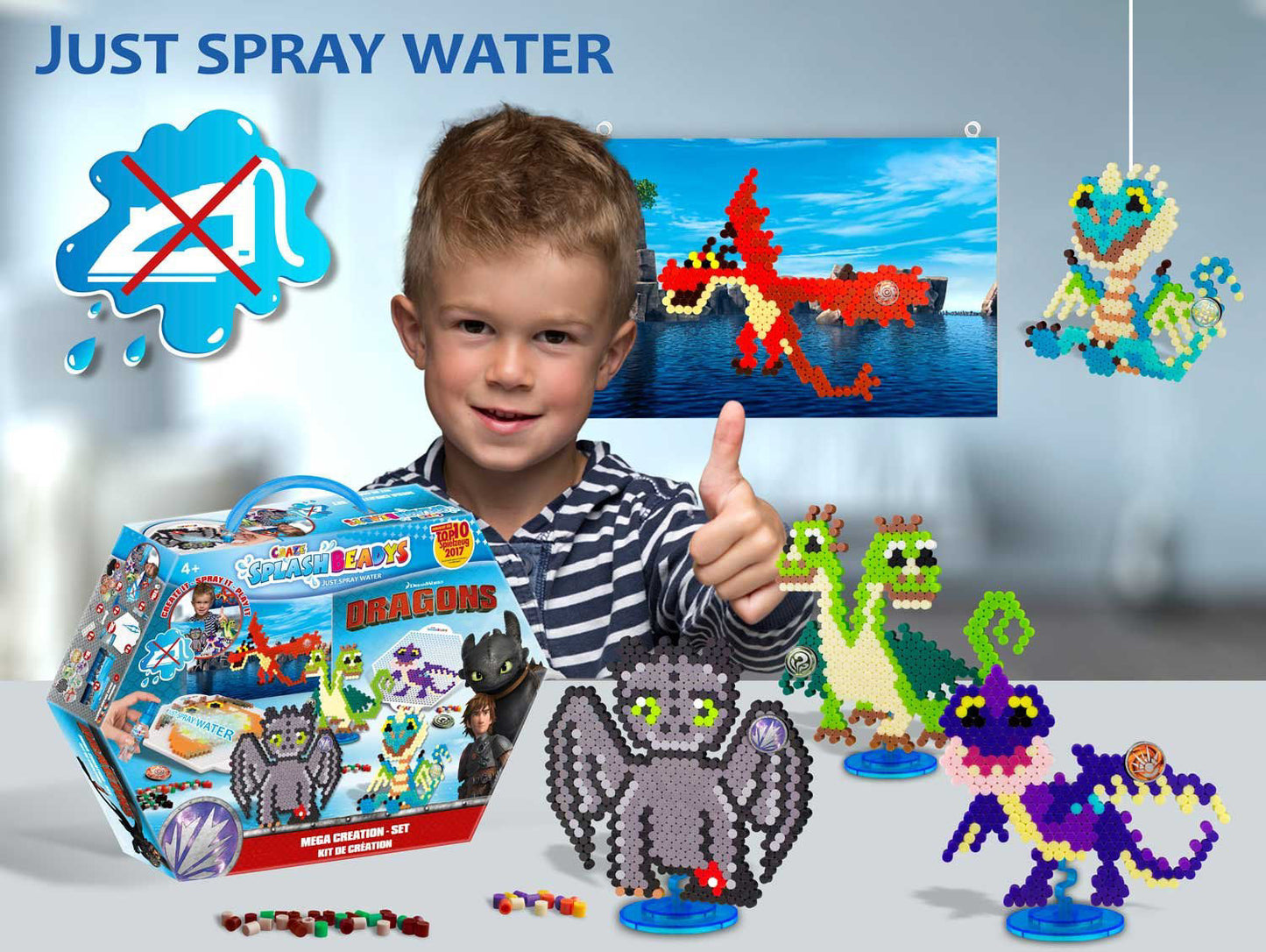 Craze Splash Beadys Dragons Mega Creation Set