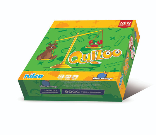 Quizoo Blue Orange Card Game